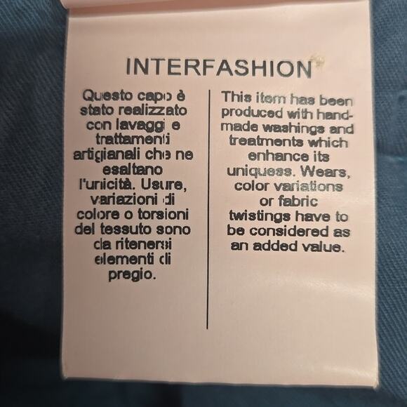 Interfashion Spa High Everyday Couture Pants Blue Size 4 - Picture 9 of 9